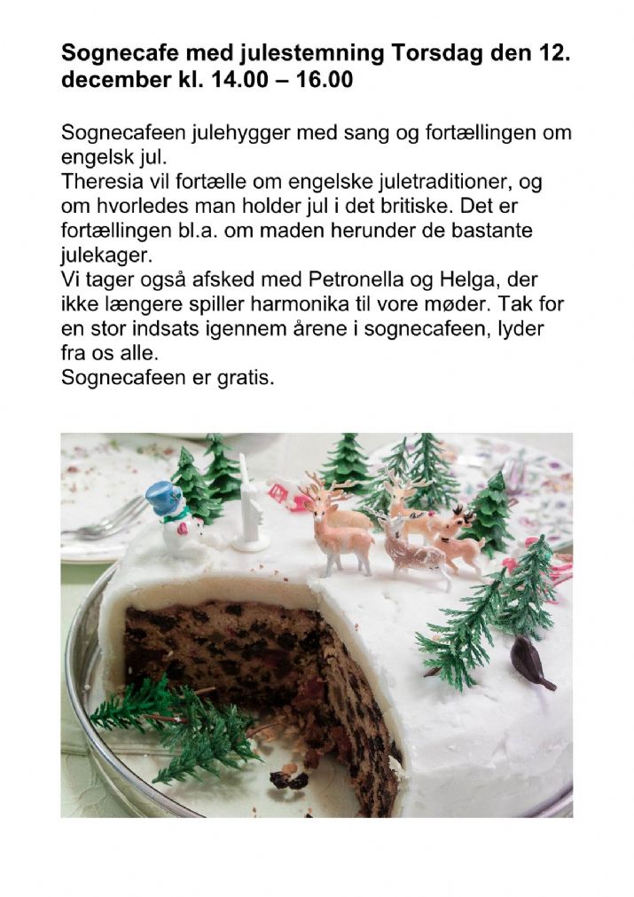 Sognecafé med julestemning 12/12